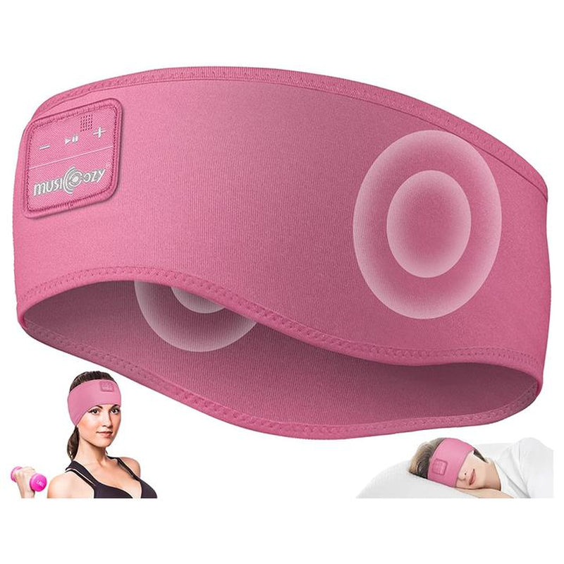 MUSICOZY Sleep Headphones Bluetooth Music Wireless Band Headphones with 5.4 Thin HD Stereo Speakers Perfect for Side Sleepers, Sport, Yoga, Travel