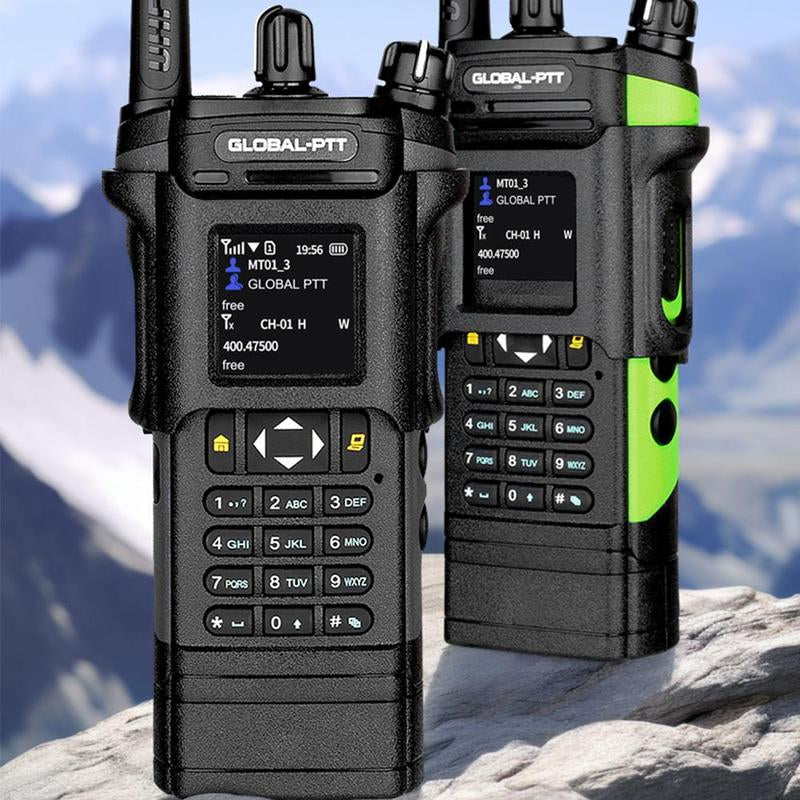 Global Ptt Walkie Talkie UV Dual+4G LTE New 5288 Model with SIM Global-Ptt Walkie Talkie Call Long Range Distance Adult Professional Police Two Way Radio Company Work