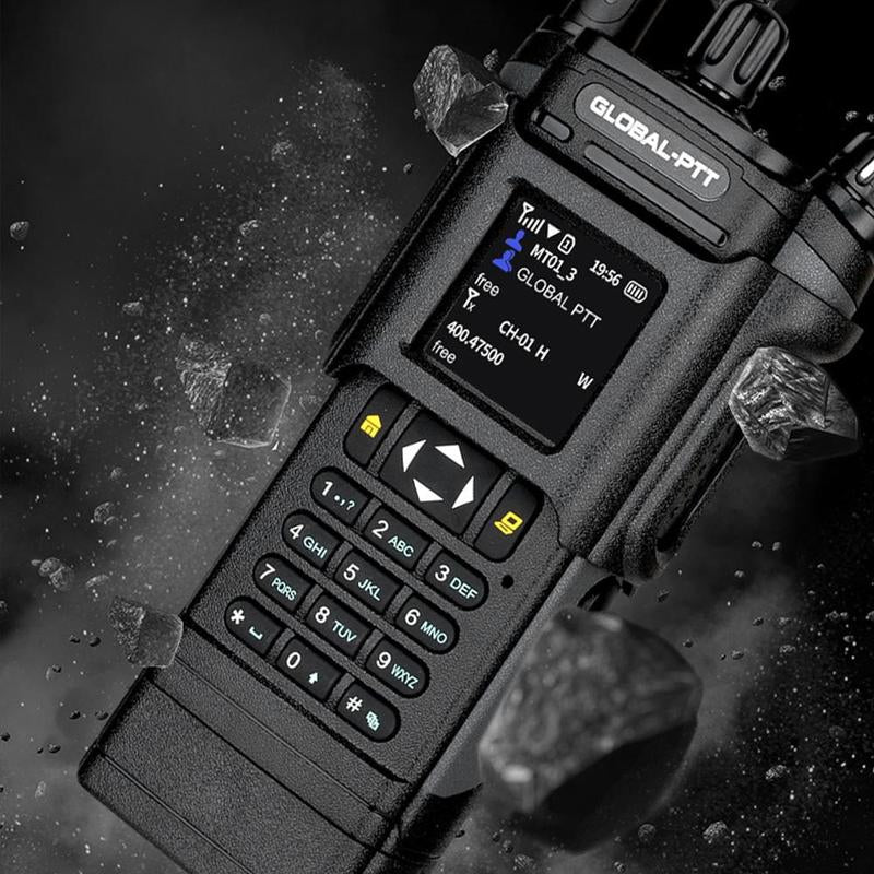 Global Ptt Walkie Talkie UV Dual+4G LTE New 5288 Model with SIM Global-Ptt Walkie Talkie Call Long Range Distance Adult Professional Police Two Way Radio Company Work