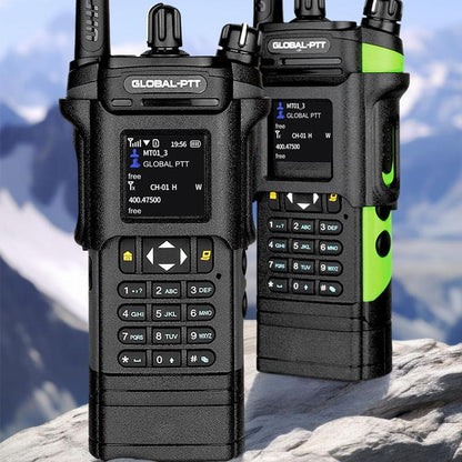 Global Ptt Walkie Talkie UV Dual+4G LTE New 5288 Model with SIM Global-Ptt Walkie Talkie Call Long Range Distance Adult Professional Police Two Way Radio Company Work
